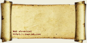 Borka Perunac vizit kartica